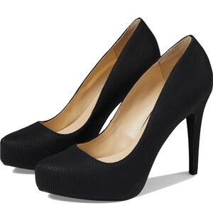 Jessica Simpson Parisah Platform Pumps Rumba Snake Black
